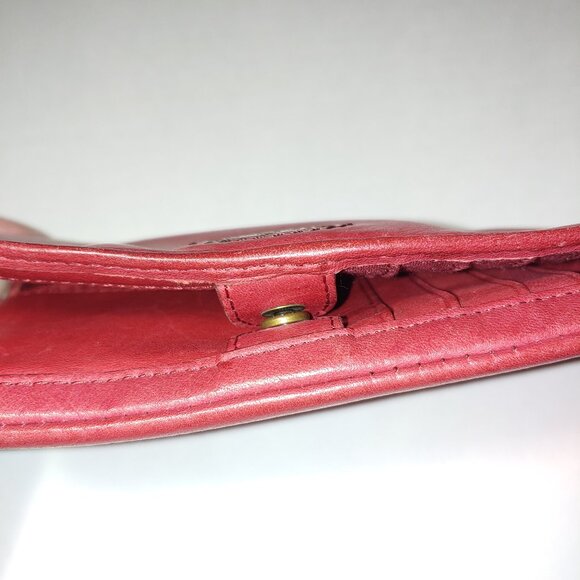 Fossil Long Live Vintage Leather Wallet Red - Picture 14 of 16